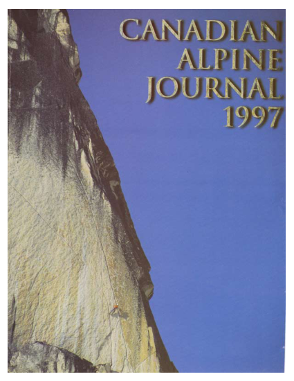 Canadian Alpine Journal 1997 cover